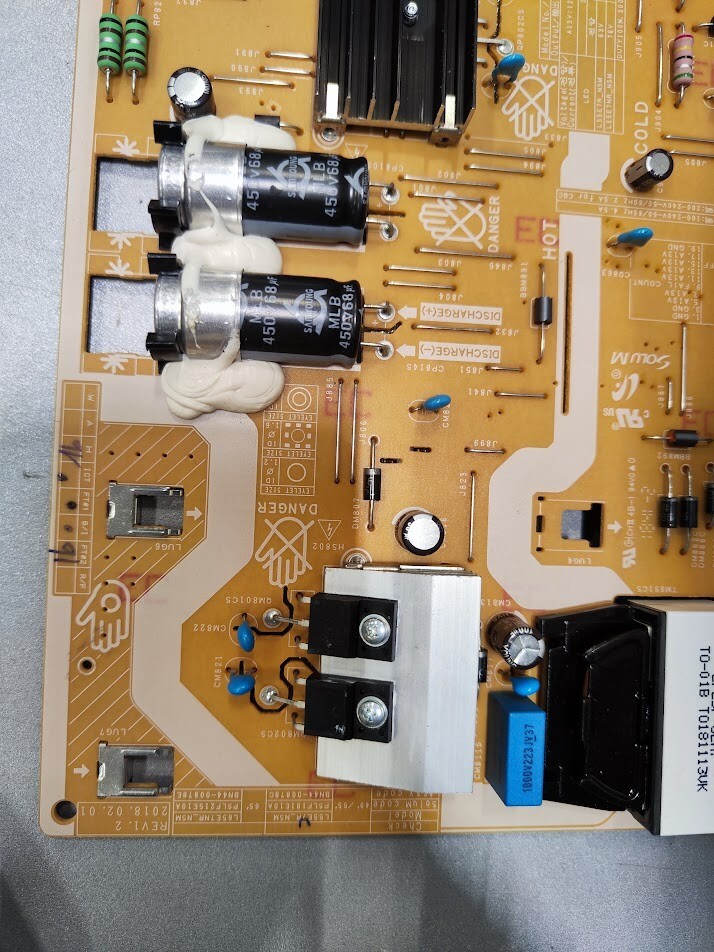 Samsung BN41-02636 Main Board with BN44-00878C Power Board for L55E7R NSM TV