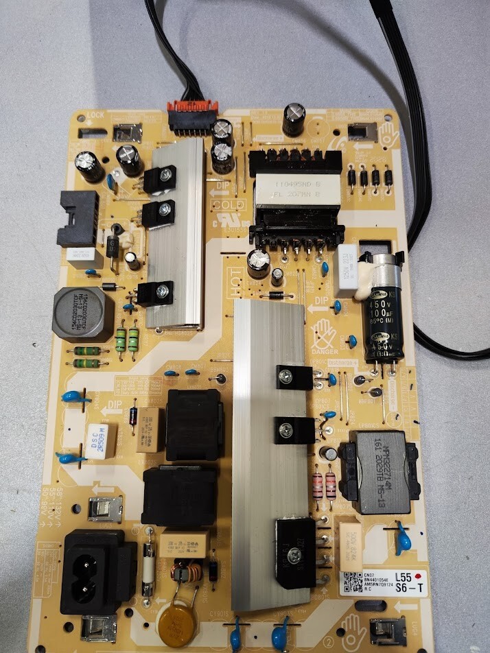 Samsung BN41-02756C Mainboard BN44-01054F PSU for L55S6 THS TV Working
