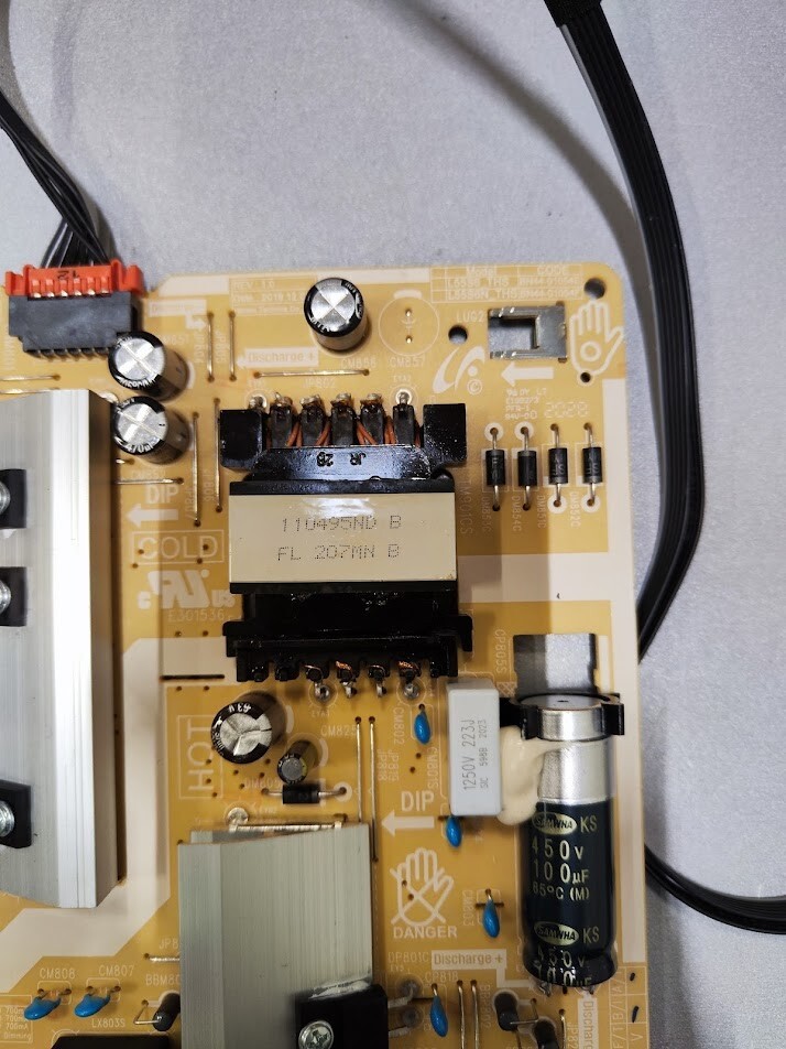 Samsung BN41-02756C Mainboard BN44-01054F PSU for L55S6 THS TV Working