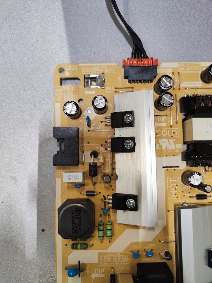 Samsung BN41-02756C Mainboard BN44-01054F PSU for L55S6 THS TV Working