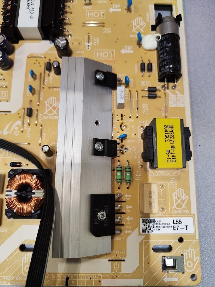 Samsung BN41-02844 Main Board for QN65Q60AAF 65" TV – Working Condition