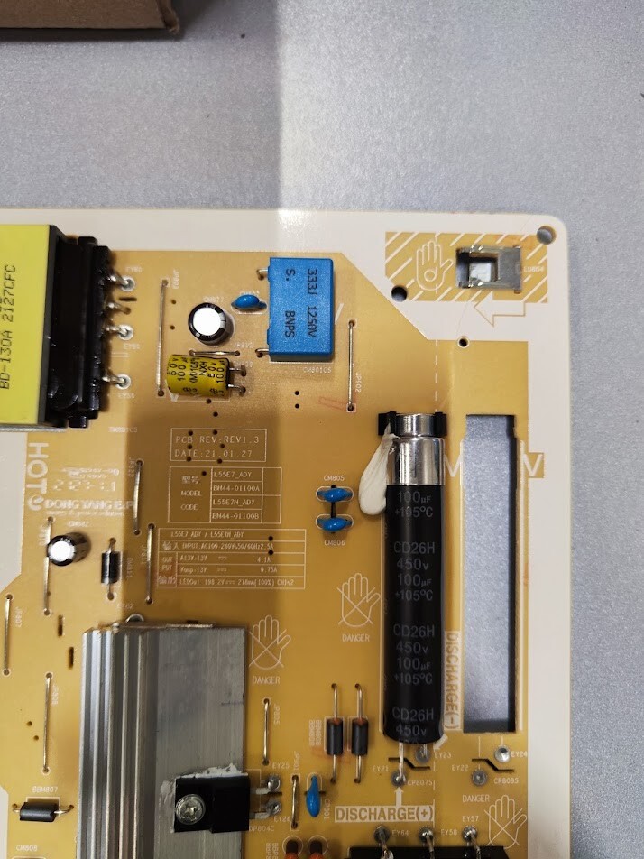 Samsung Mainboard Power Board Set BN41-02636 BN44-00878C L55E7R_NSM Working