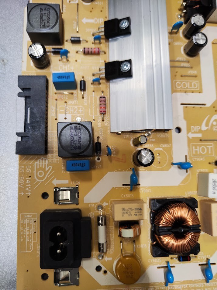 Samsung BN41-02756C Mainboard BN44-01058B Power Board for L55E7 THS Working