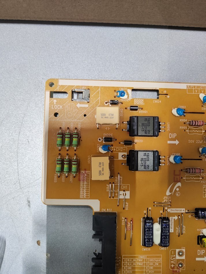 Samsung BN41-02636A BN44-01119B Main Power Board Set Working Only Board