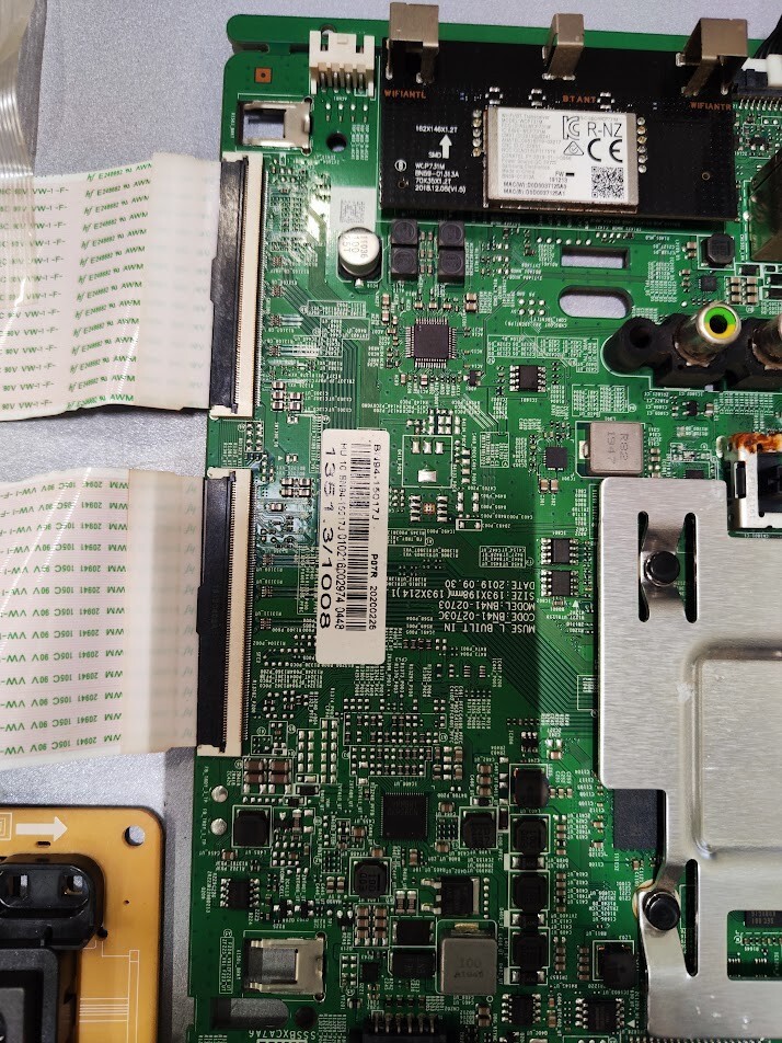 Samsung Mainboard BN41-02756C PSU BN44-01055A L55E7R TV Boards Set Working