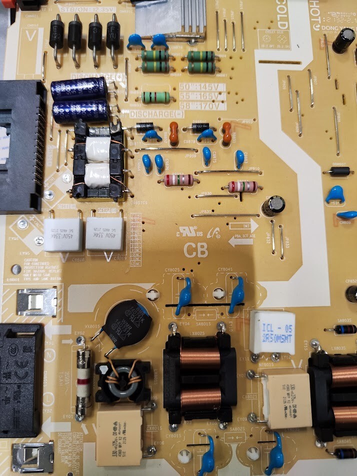 Samsung BN41-02844 Mainboard BN44-01100A Power Board L55E7 ADY TV Set Working