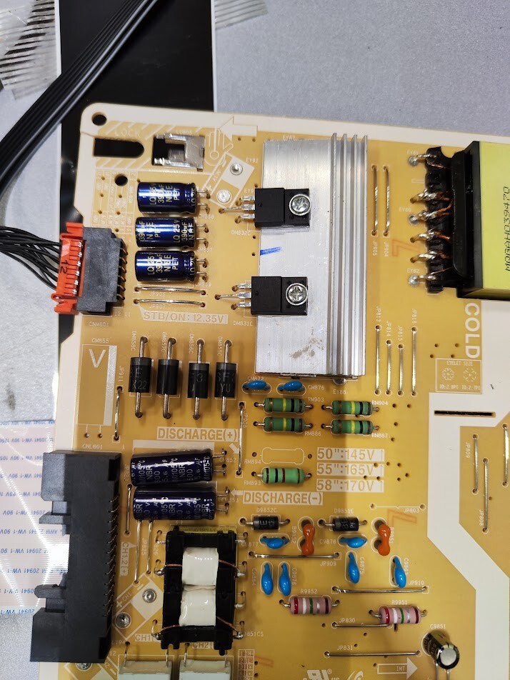 Samsung BN41-02844 Mainboard BN44-01100A Power Board L55E7 ADY TV Set Working