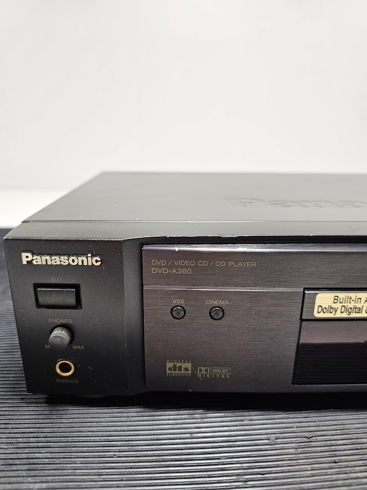 Panasonic DVD-A360 DVD Player – High-Fidelity Playback | Used Fully Functional