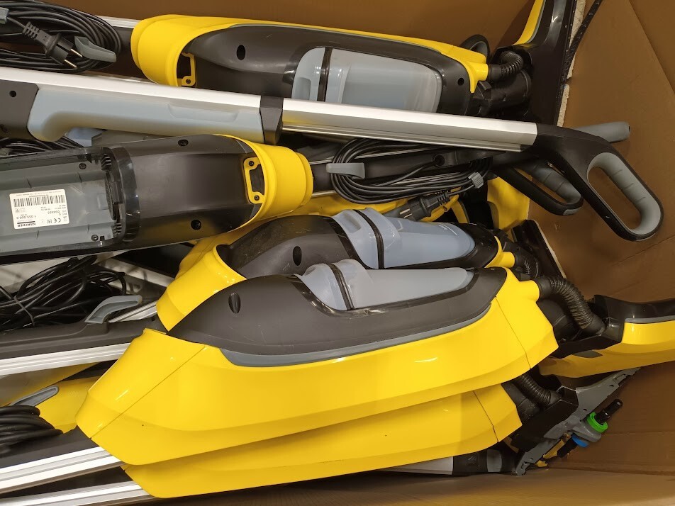 Lot of 24 Karcher Steam/Vacuum Cleaners – Used, Untested, Mixed Models,