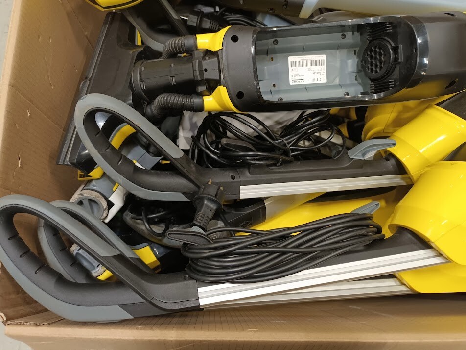 Lot of 24 Karcher Steam/Vacuum Cleaners – Used, Untested, Mixed Models,