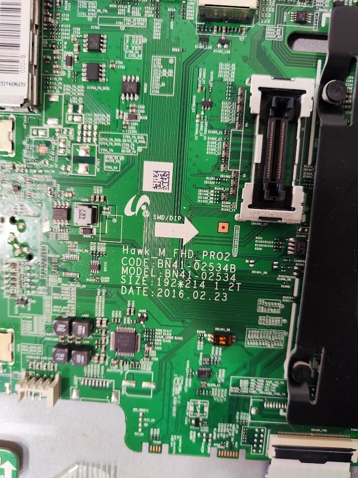 Samsung BN41-02568B Main Board BN44-00807F PSU Board Used Functional No Box