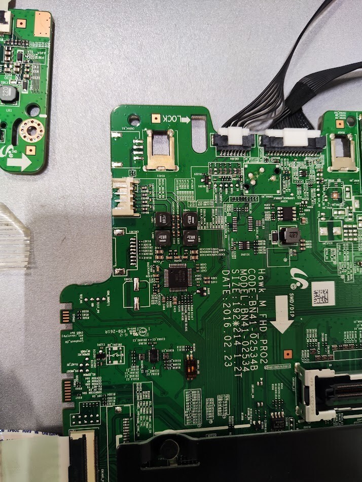 Samsung BN41-02568B Main Board BN44-00807F PSU Board Used Functional No Box