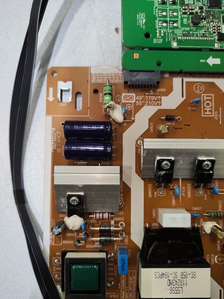 Samsung TV Boards BN41-02568B BN44-00807F Used Functional No Original Package