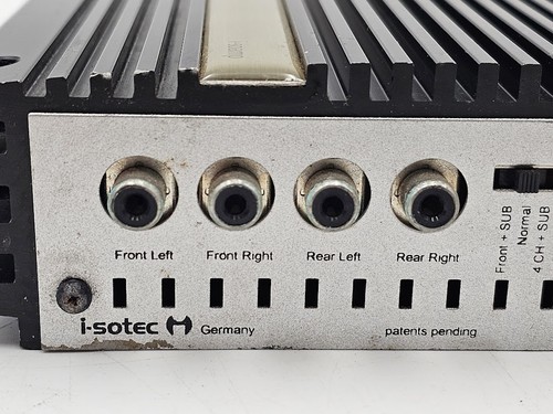 i-sotec i-soamp 4-Channel Plug & Play Car Audio Amplifier | Upgrade Your OEM Sound | Made in Germany | USED