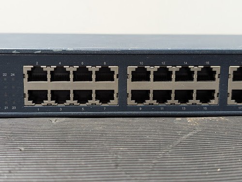 GreyCom WebSmart GC-2824 Gigabit Switch - Working, Signs of Use
