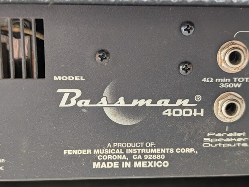 Fender Amplifier - Working, Signs of Use, No Accessories