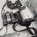 Lot of 5 Binoculars - For Parts, Various Damages, No Accessories