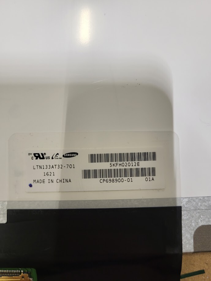Samsung LTN133AT32-701 13.3" HD Laptop Screen - Used, Fully Functional
