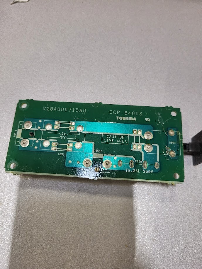 17PW25-3 Power Supply Board for Parts/Repair - Untested, Sold As-Is