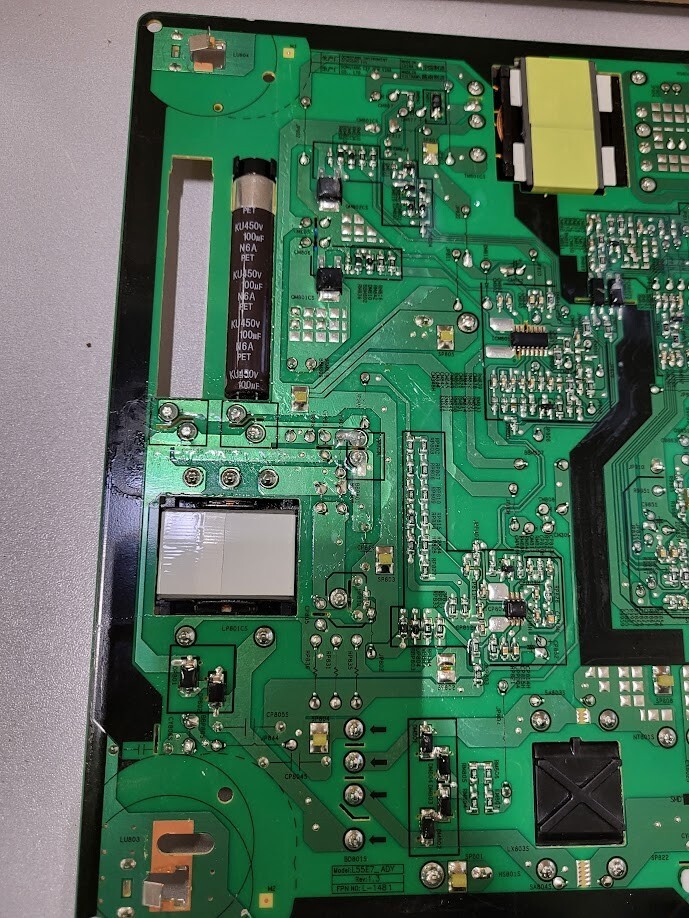 L55E7 ADY / L55E7N ADY Power Supply Board BN44-01100A/BN44-01100B - Untested