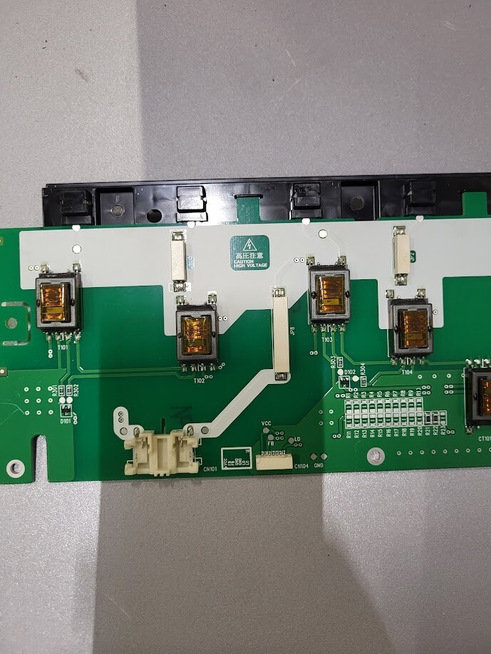 Hansol SSB400W12S01 Rev 0.1 LCD Circuit Board - Untested for Parts or Repair