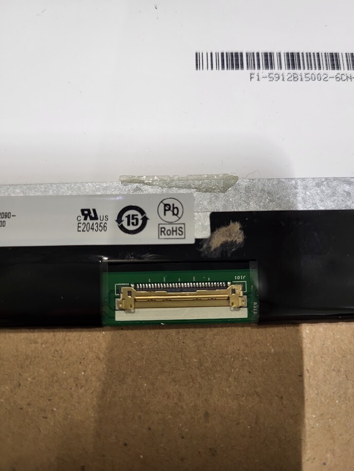 AU Optronics B125XTN01.0 12.5" LCD Screen Panel, Without Orginal Packaging