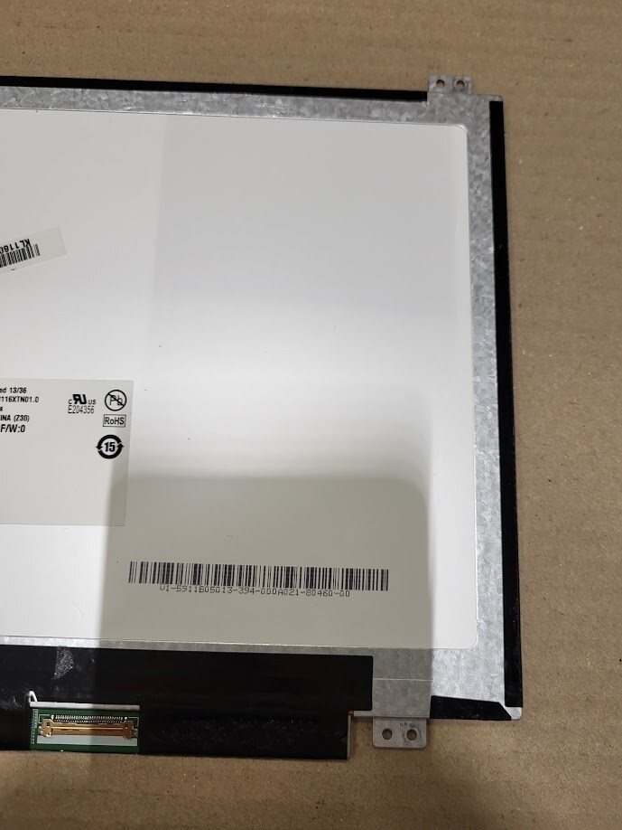 AU Optronics B116XTN01.0 11.6" LCD Screen Panel, Without Orginal Packaging