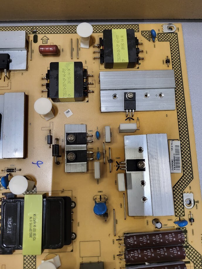 715G5516-P01-001-003M Power Board - Untested, For Parts or Repair