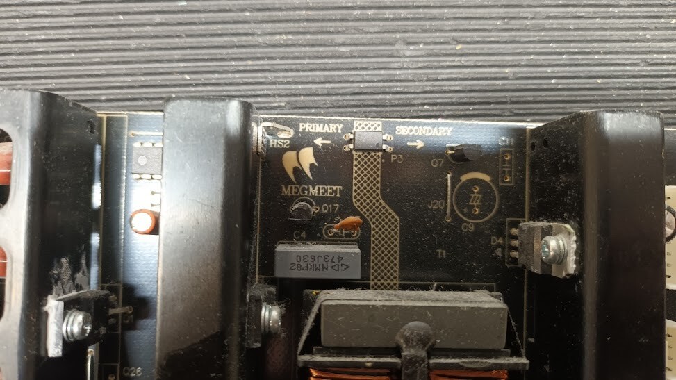 Used MLT668 Rev1.5 Power Supply Board - Non-Working, Sold for Parts or Repair