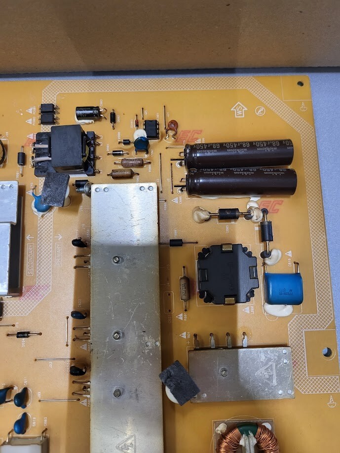 Delta DPS-214CP Power Board - Untested, Sold As-Is for Parts or Repair