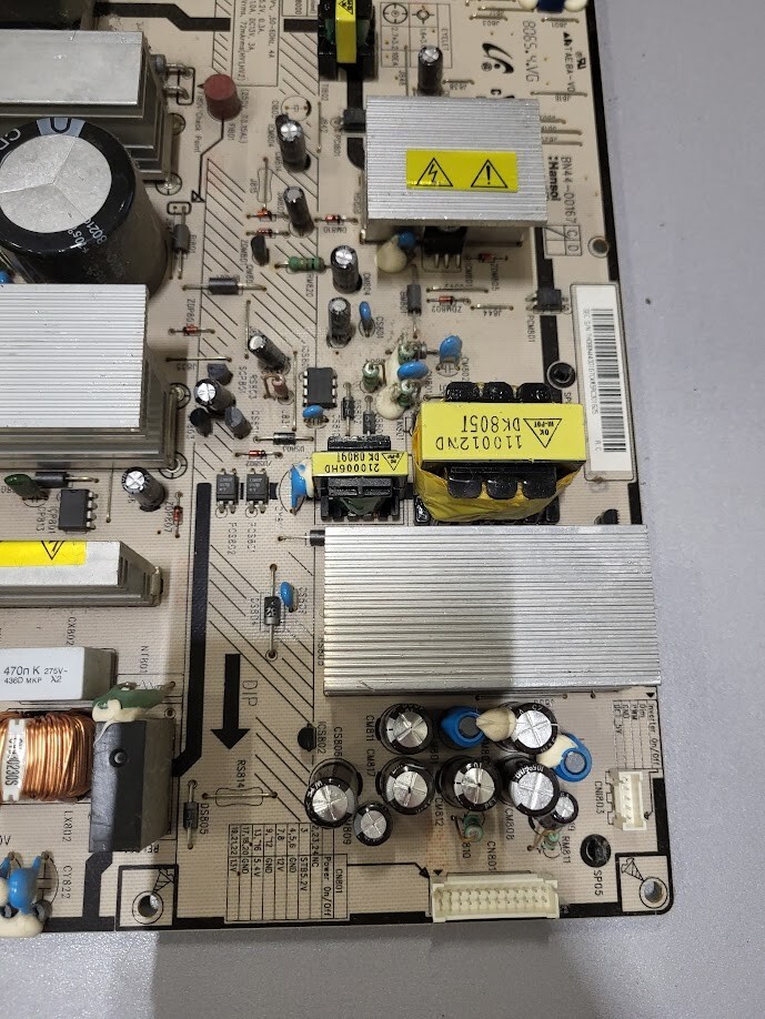 SIP400C Power Board for Hansol LCD TV – Untested, For Parts or Repair