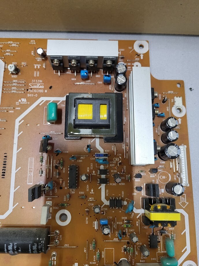 Sanken PSC10319D M Power Board - Untested, For Parts or Repair