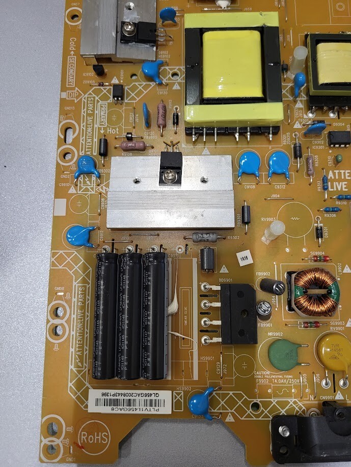 Power Supply Board 715G5194-P01-W20-002S – Ideal for Parts or Repair