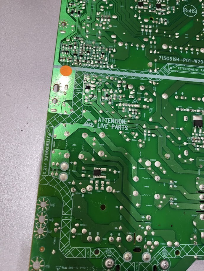 Power Supply Board 715G5194-P01-W20-002S – Ideal for Parts or Repair