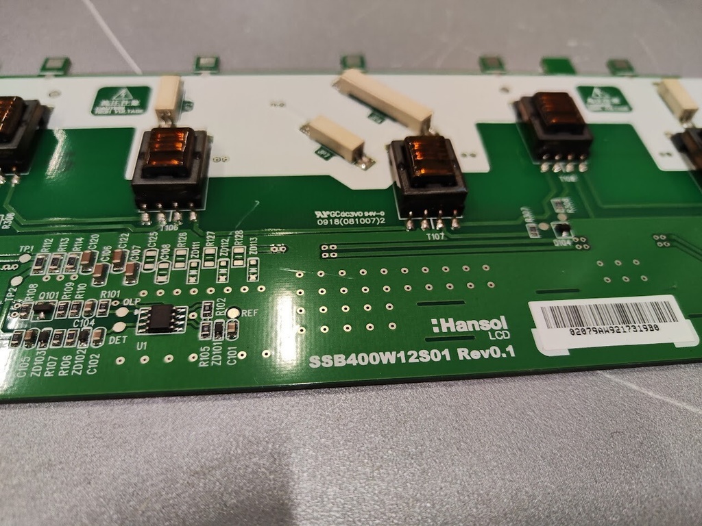 Hansol SSB400W12S01 Rev 0.1 Power Supply PCB Board for TV Untested For Parts