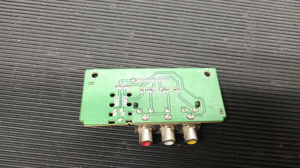 Used SIDE AV-JACK 68709S0908B Power Board - Non-Working for Parts/Repair