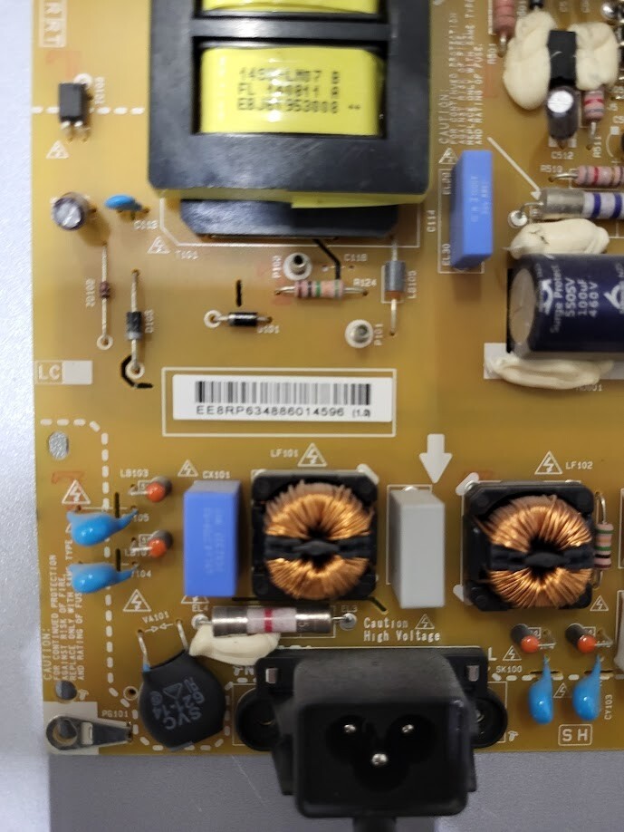 LGP40-14UL18 Power Supply Board (Untested) for Electronics Repair Projects