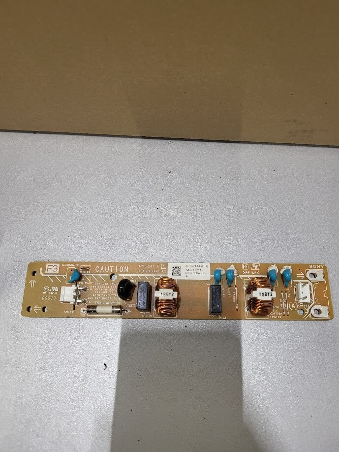 Sony APS-241 Power Supply Board for Replacement or Repair Untested