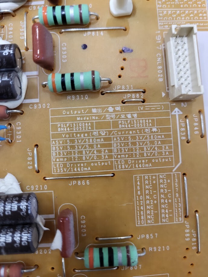 PSLF131004A / PSLF151004A Power Supply Board - Untested
