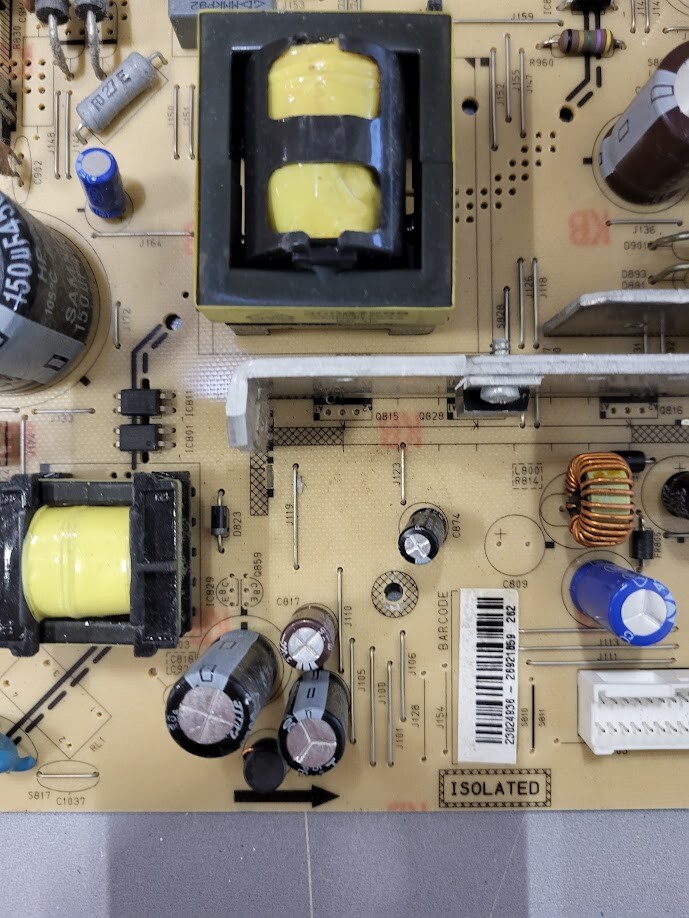 17PW82-3 Power Supply Board for TV Repair Projects Untested