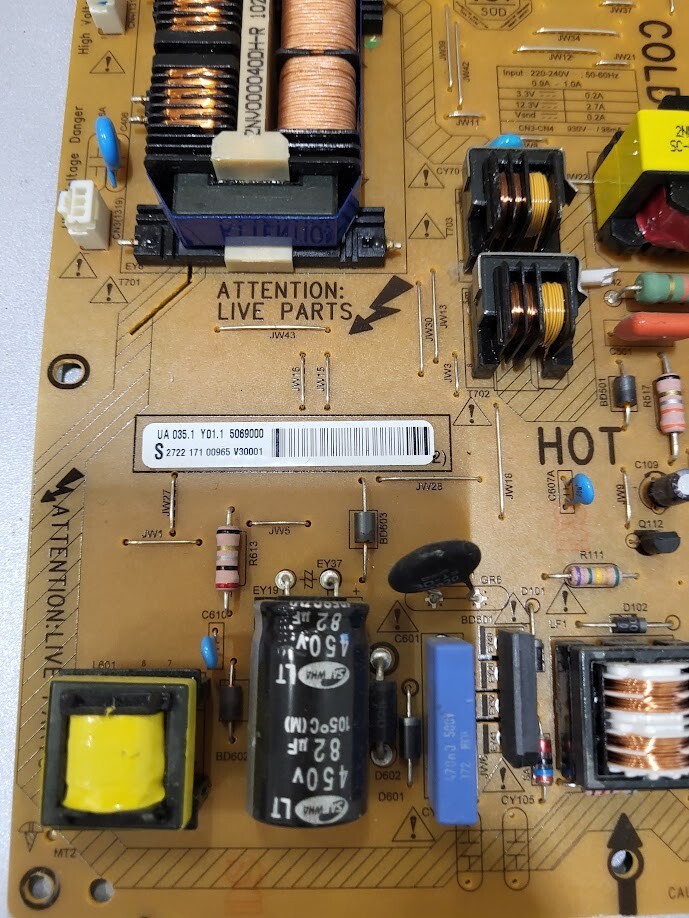 PLHC-P981A Power Supply Board - Untested Replacement Component
