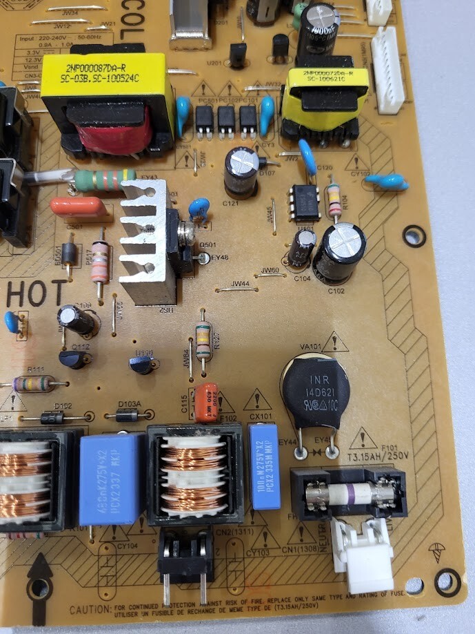 PLHC-P981A Power Supply Board - Untested Replacement Component