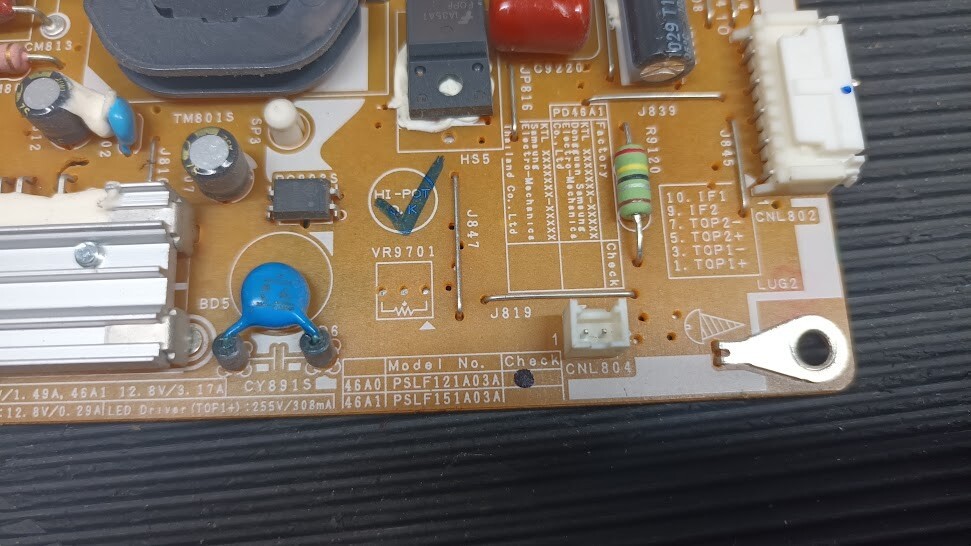 Used Non-Working PSLF121A03A / PSLF151A03A PCB Board - For Parts Only