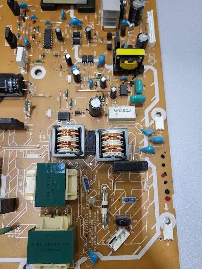 Sanken PSC10319D Power Supply Board for Repair and Parts Untested