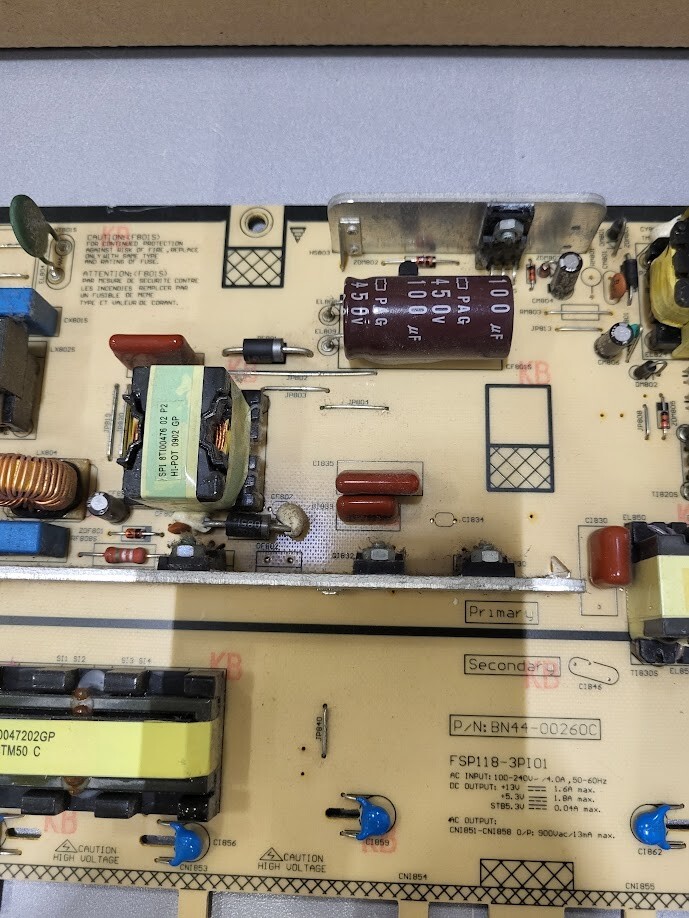 FSP118-3P101 Power Supply Board P/N BN44-00260C – Ideal For Parts Untested