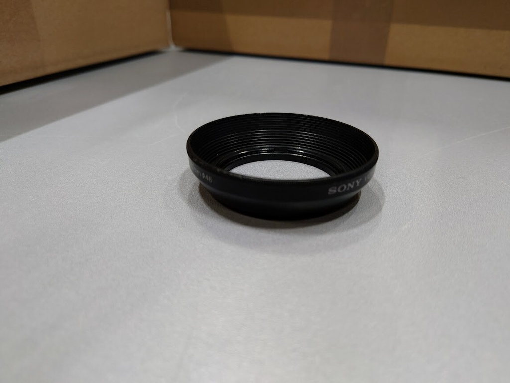 Sony Video Lens 1:1.6 f=12~72 mm ⌀46 Made In Japan Lens Hood  Black Used