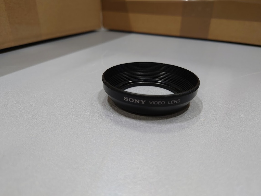 Sony Video Lens 1:1.6 f=12~72 mm ⌀46 Made In Japan Lens Hood  Black Used