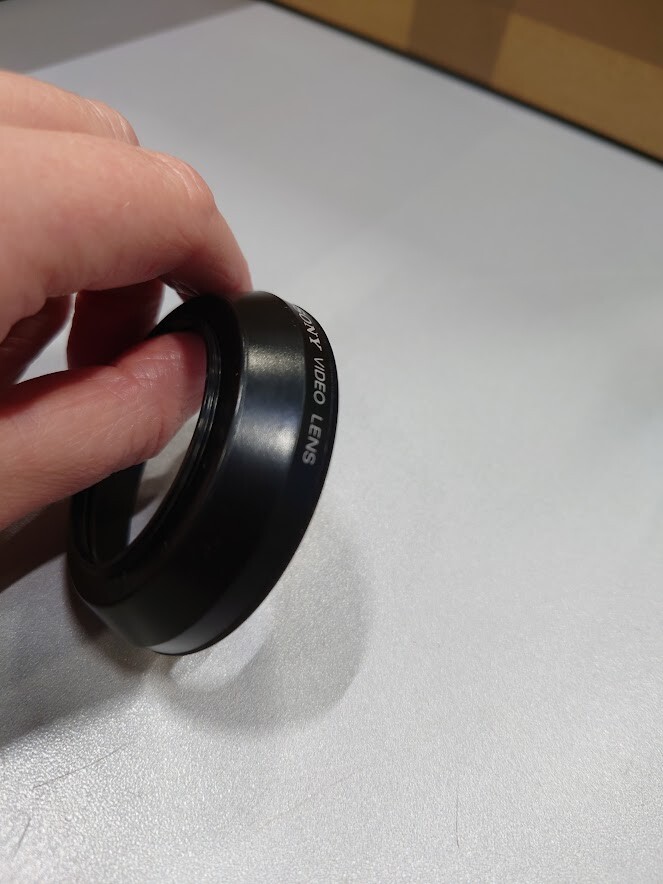 Sony Video Lens 1:1.6 f=12~72 mm ⌀46 Made In Japan Lens Hood  Black Used