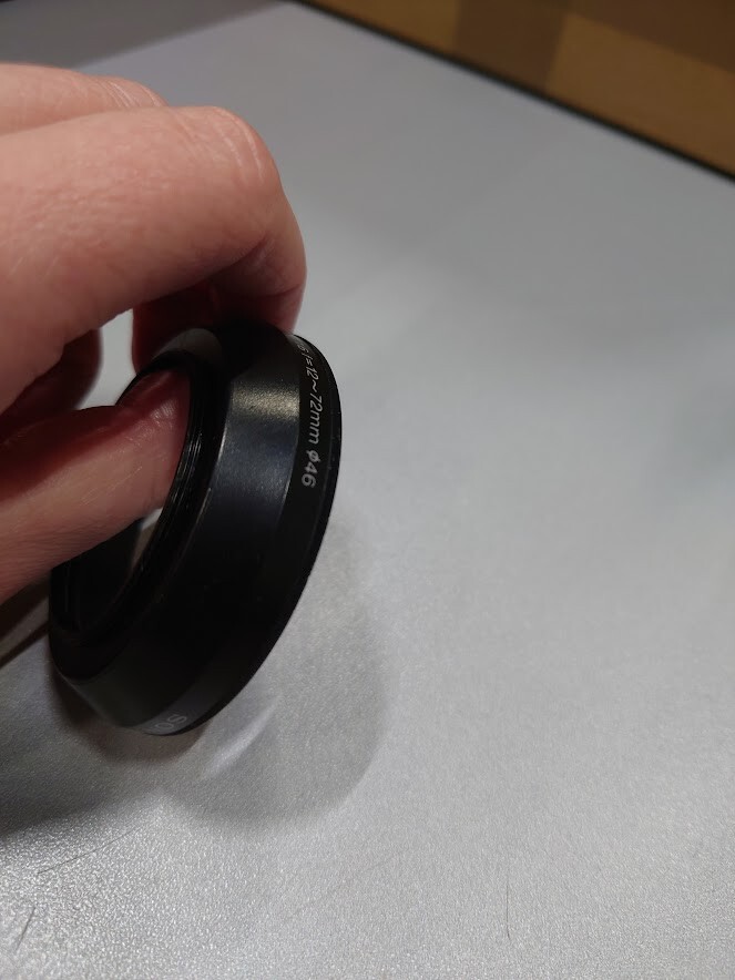 Sony Video Lens 1:1.6 f=12~72 mm ⌀46 Made In Japan Lens Hood  Black Used