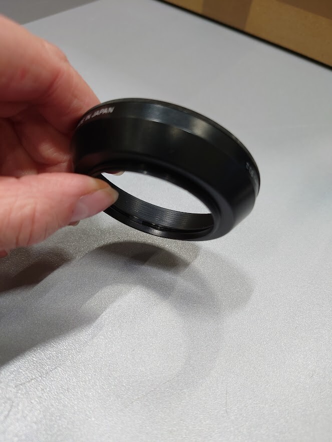 Sony Video Lens 1:1.6 f=12~72 mm ⌀46 Made In Japan Lens Hood  Black Used